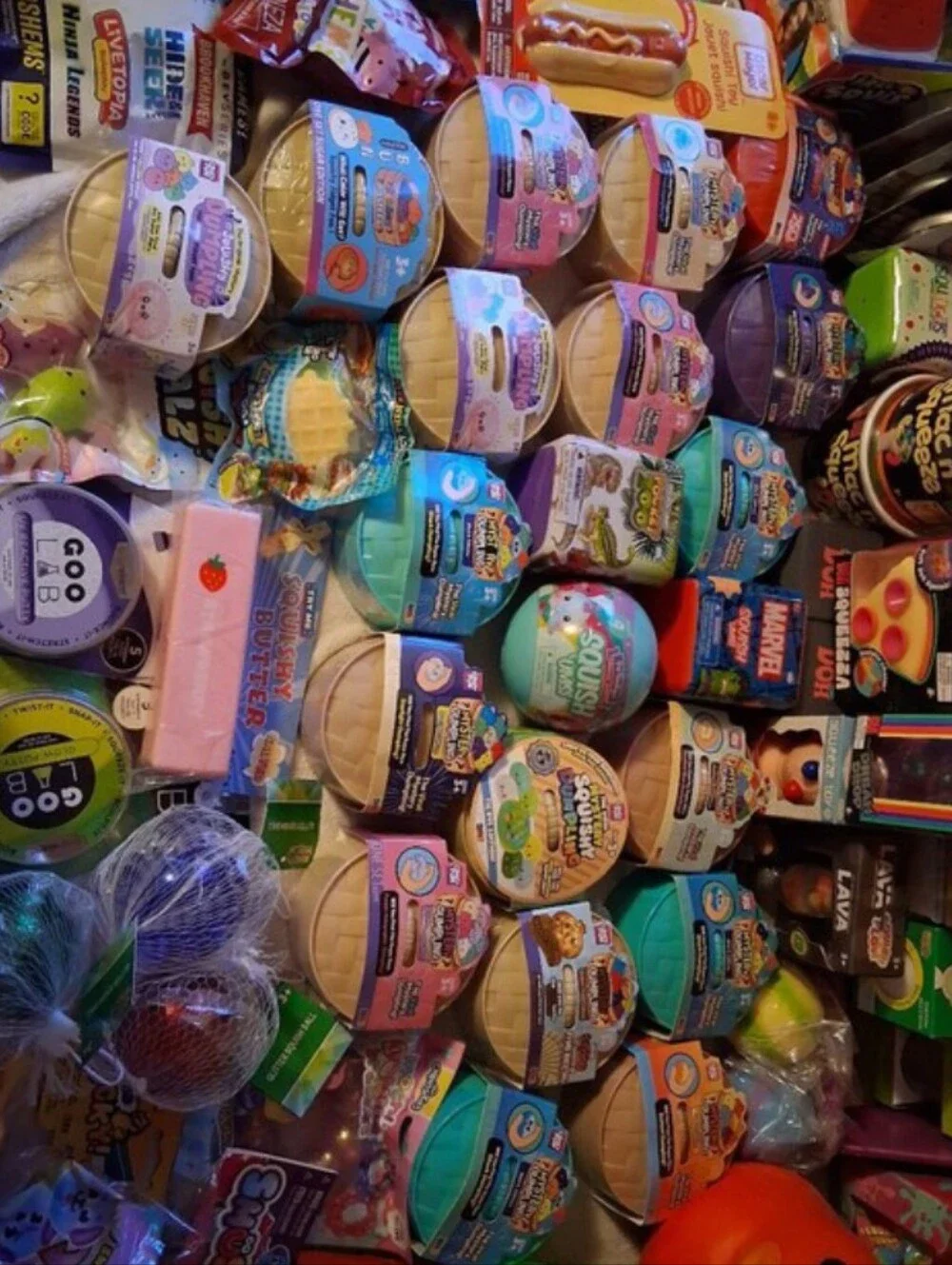 10pc Mystery Box Smushers Needoh Rms Dumpling Squishy Jumbo Sugar Swap Rare